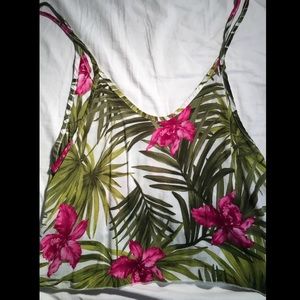 Brandy Melville Hawaiian Flowy Top